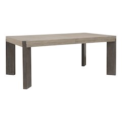 Pulaski Anderson Park Moose Trail And Frontier Brown Leg Dining Table
