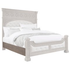 Pulaski Kingsbury French Gray Queen/King Panel Side Rails