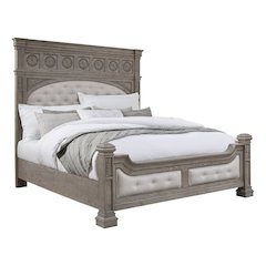 Pulaski Kingsbury French Gray Queen Panel Bed