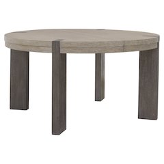 Pulaski Anderson Park Moose Trail And Frontier Brown Round Dining Table