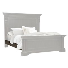 Pulaski Caldwell Deep Brown Queen/King Side Rails Set Of 2