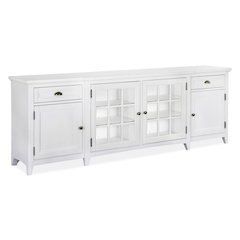 Heron Cove Chalk White 90" Console