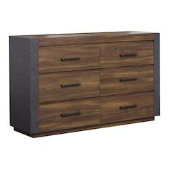 Jensen Tavern Brown Double Drawer Dresser