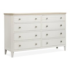 Echo Isles Sea Pearl And Driftwood Double Drawer Dresser