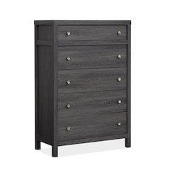 Merrifield Raisin Black Drawer Chest