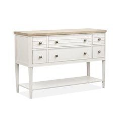 Echo Isles Sea Pearl And Driftwood Sideboard
