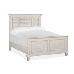 Newport Alabaster Queen Shutter Panel Bed