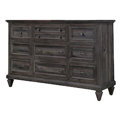 Calistoga Weathered Charcoal Drawer Dresser