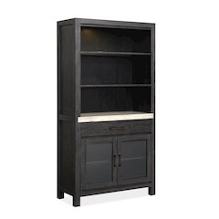 Plum Creek Ravenwood Black Display Cabinet