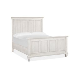 Newport Alabaster Queen Panel Bed