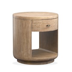 Sanford Chateau Brown Round End Table