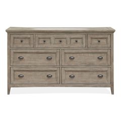 Paxton Place Dovetail Grey Drawer Dresser