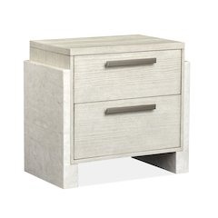 Lorelei Misty Cloud Drawer Nightstand
