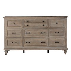 Lancaster Dovetail Grey Drawer Dresser