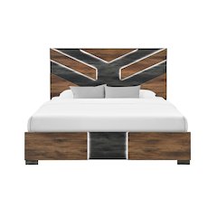 Optimus Brown/Black King Bed
