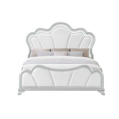 Aria Silver Queen Bed With Led