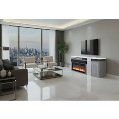 Zoro Grey 76" Entertainment Unit With Bluetooth Speaker