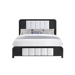 Beckett White/Black King Bed