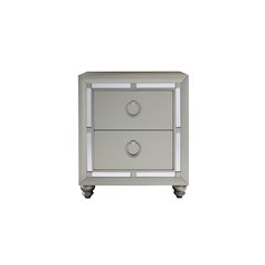 Riley Silver Nightstand