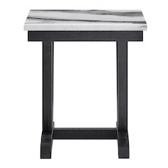 T1319 Blk/Wht End Table