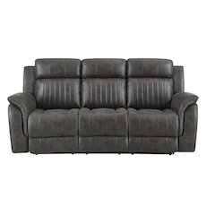 U8517 Grey Reclining Sofa