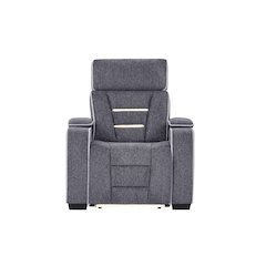 U1895 Grey P2 Recliner With Is And Led