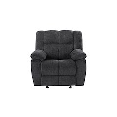 U6000 Black Glider Recliner