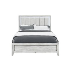 Elsie Grey Queen Bed With Led