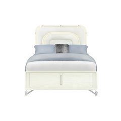 Lyra Beige Queen Bed With Led