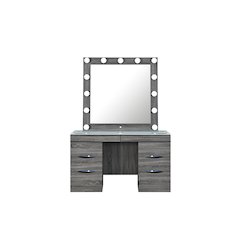 Lexi Grey Vanity With Speaker