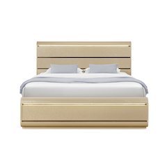 Genesis Gold Queen Bed With Led