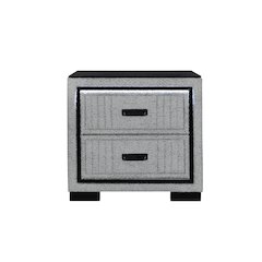 Isabella Grey Nightstand With Led