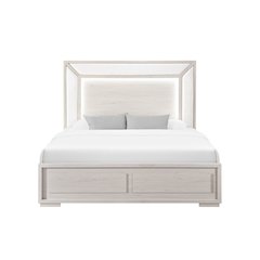 Clara Beige Queen Bed With Led