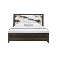 Harmony Brown Full Bed With Led