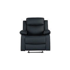 U6026 Black Pu 72A Glider Recliner With Led