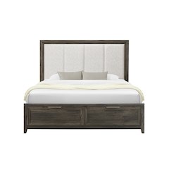 Mariah Dark Brown King Bed
