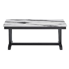 T1319 Blk/Wht Coffee Table