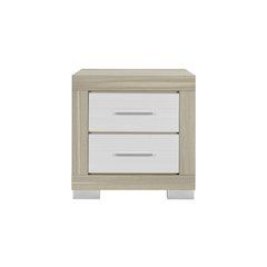 Emma Natural/White Nightstand
