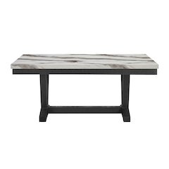 D1319 Black/White Dining Table