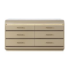 Genesis Gold Dresser With Led