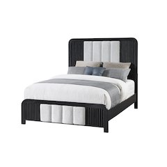 Beckett White/Black Queen Bed