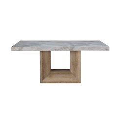 Transitional Dining Table, Natural