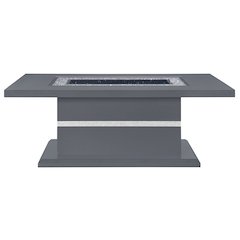 Contemporary Monaco Dark Grey Coffee Table, Dark Grey