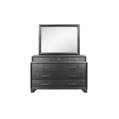 Transitional Glam Jordyn Grey Dresser, Grey