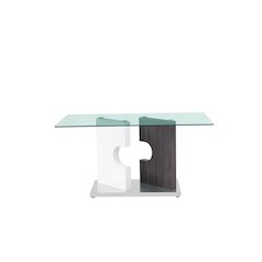 Contemporary Dining Table, Grey