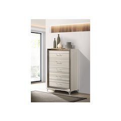 Modern Zambrano White Chest, White