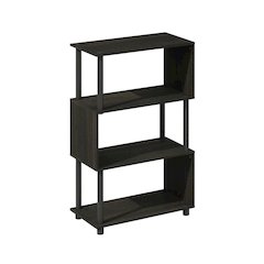 Wooden bookcase with simple design and sturdy construction