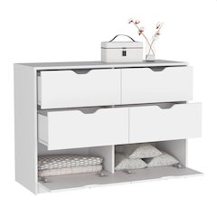 Basilea Dresser White MDF