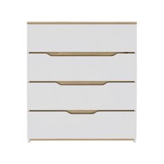 Zoe Dresser White / Light Oak MDF