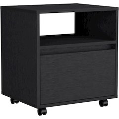 Austin Nightstand Black MDF